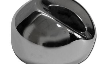 Наконечник штампованный (СПС) косой 30° на трубу Ø38,1 мм, для поручня Ø38.1мм, полированный, нержавеющий, AISI 304, k016 купить в Симферополе