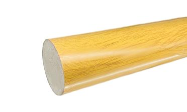 Пластиковый поручень текстурный, цвет Дуб, Ø49мм, длина 4м k891-2  купить в Симферополе