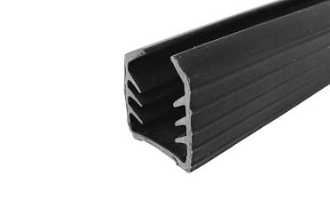 Уплотнитель в поручень с пазом 24х24 для стекла 12 мм, EPDM Фk301 купить в Симферополе