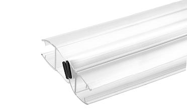 Комплект уплотнителей для стекла в душевую кабину (2 шт.), стекло-стекло 10 мм, с магнитом 135°, 2200 мм t228 купить в Симферополе