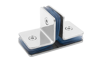 Коннектор для душевой кабины на 3 стекла полированный t727-2 PSS  купить в Симферополе