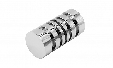 Ручка-кноб для двери 32х38 мм латунь-хром, полированная t694 PC купить в Симферополе Ручка-кноб для двери 32х38 мм латунь-хром, полированная t694 PC купить в Симферополе