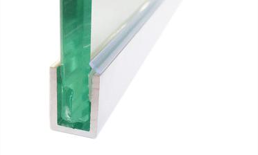 Уплотнитель прозрачный для П-образного алюминиевого профиля t756 (елочка) t755 купить в Симферополе