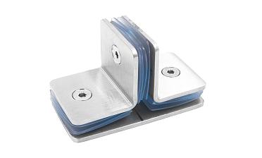 Коннектор для душевой кабины на 3 стекла шлифованный t727-2 SSS  купить в Симферополе