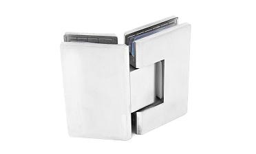 Петля для душевой кабины стекло-стекло 135° 90х55 мм AISI 304 шлифованная t302-2 SSS купить в Симферополе