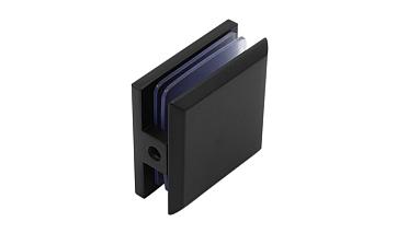  Коннектор для душевой кабины стена-стекло 45х45, вырез 67, цинк, черный t730 BZn купить в Симферополе