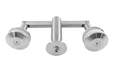 Крепление двойное с рутелями к тяге, AISI 304 k628 купить в Симферополе