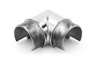 Отвод с пазом на трубу Ø48.3 мм, полированный (AISI 304) k237 купить в Симферополе