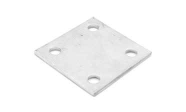 Фланец стойки 71х71х5 (4.3), AISI 304, 4 отв. М10 k115-4  купить в Симферополе