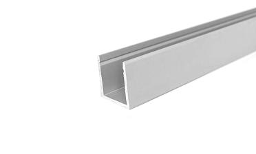 П-образный профиль 20 мм нижний, алюминиевый анодированный, длина 3000 мм т22 AL  купить в Симферополе