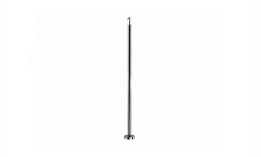 Готовая стойка Ø38,1 мм, с фланцем и наконечником, высота 950 мм, полированная (AISI 304) k702 купить в Симферополе