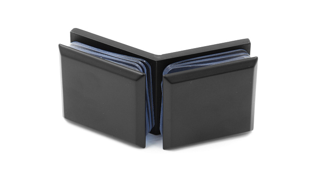 Коннектор для душевой кабины стекло-стекло 135°, цинковый сплав, черная  t736 BZn Коннектор для душевой кабины стекло-стекло 135°, цинковый сплав, черная  t736 BZn