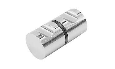 Ручка-кноб для двери 32х38 мм латунь-хром, полированная t696 PC купить в Симферополе