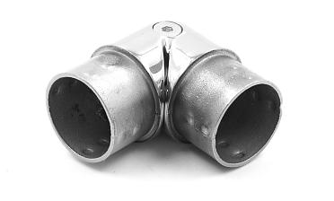 Поворот литой, шарнирный под Ø42.4 мм, полированный, AISI 304 k273 купить в Симферополе