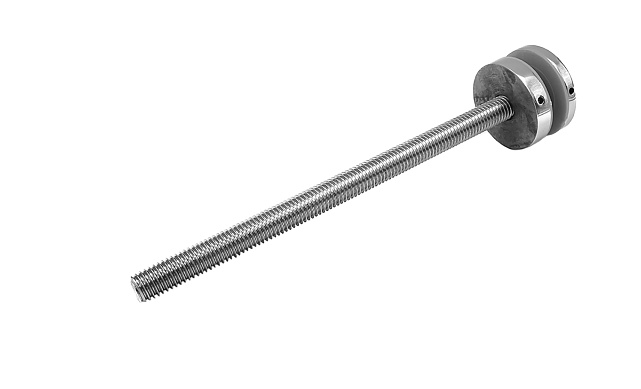 Точечный держатель для стекла, полированный, точеный, d=44мм, шпилька M12, AISI316 k177-2 Точечный держатель для стекла, полированный, точеный, d=44мм, шпилька M12, AISI316 k177-2