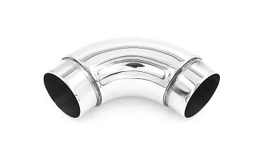 Отвод поручня под Ø38.1х110х1.5 мм, 90°, литой, полированный 600 Grit, с двумя установочными кольцами, (AISI 316) k059-4 купить в Симферополе