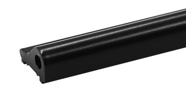 Порог для душевых перегородок 1000 мм, черный матовый Фt118 ALBL купить в Симферополе