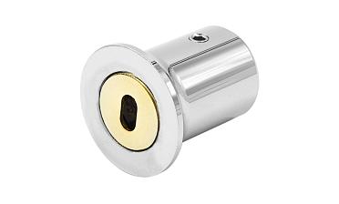 Держатель трубы 19 мм, полированный, латунь-хром, стена-труба t907 PC купить в Симферополе