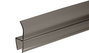 Уплотнитель для стекла 8мм, полупрозрачный черный, 180°, стекло-стекло 2,2 м  t204-2 BL купить в Симферополе Уплотнитель для стекла 8мм, полупрозрачный черный, 180°, стекло-стекло 2,2 м  t204-2 BL купить в Симферополе