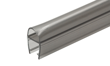 Уплотнитель для стекла 8мм, полупрозрачный черный, дверь-стекло 2,2 м t212-2 BL купить в Симферополе Уплотнитель для стекла 8мм, полупрозрачный черный, дверь-стекло 2,2 м t212-2 BL купить в Симферополе