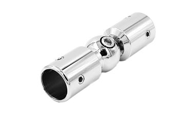 Соединитель трубы 19 мм, шарнирный, нержавеющая сталь AISI 304, полированная t915 PSS купить в Симферополе