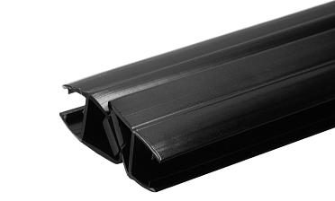 Комплект уплотнителей для стекла 8 мм, стекло-стекло 2200 мм, 90°/180°, с магнитом (2 шт.), черный (t210) t210-2 BL-U купить в Симферополе