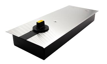 Доводчик для стеклянной двери до 100 кг EN4, напольный, 500 тыс, циклов, нержавеющая сталь AISI 304, шлифованная t184-3 SSS купить в Симферополе