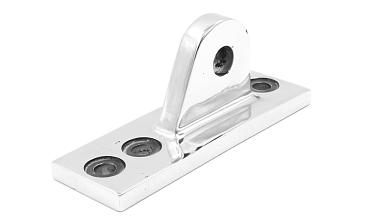 Крепление ванты(тяги) козырька к стойке алюминиевого фасада, AISI 304,литое,полированное, k610 купить в Симферополе