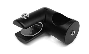 Держатель стекла сквозной боковой, для трубы 19 мм, черный, t912 Bl купить в Симферополе