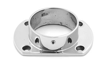 Фланец укороченный, литой, полированный, для трубы Ø50.8 мм, полированный, (AISI 304) k094 купить в Симферополе