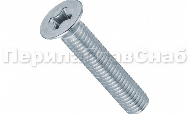(DIN 965.Zn) Винт оц. потай М10х40 под крест М-3883