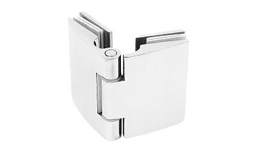 Петля душевая, стекло-стекло 180°, без реза, нерж, полированная t313 PSS купить в Симферополе