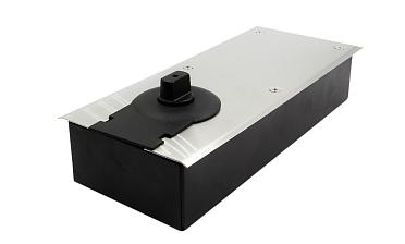 Доводчик для стеклянной двери напольный, шлифованный EN2 250 тыс. циклов 115гр (дверь 800мм  до 80 кг) t186 SSS купить в Симферополе