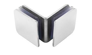 Коннектор для душевой кабины стекло-стекло 90° 45х45 мм полированный t725-2 PSS  купить в Симферополе