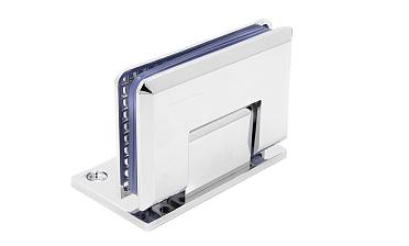 Петля для душевой кабины стена-стекло 90° 90х55 мм латунь-хром, полированная t305 PC купить в Симферополе