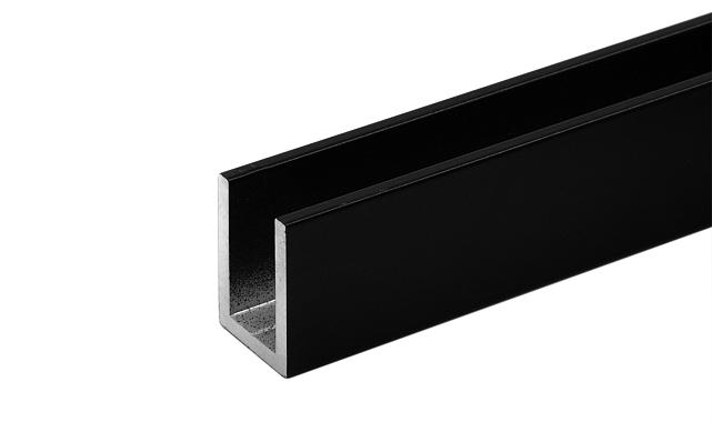 П-образный профиль 19x13, L=2500, алюминий, черный t756-2-2500 BL