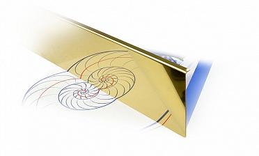 Накладка под золото (тыльная/лицевая) 2000 мм на профиль k601, для стекла 10-12 мм k601-10-88 купить в Симферополе
