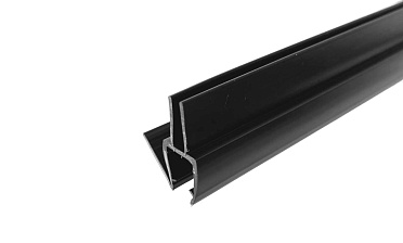 Уплотнитель для стекла 8 мм, блэк ультра - непрозрачный черный, пол-стекло 2200 мм t206-2 BL-U купить в Симферополе Уплотнитель для стекла 8 мм, блэк ультра - непрозрачный черный, пол-стекло 2200 мм t206-2 BL-U купить в Симферополе