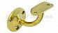 Пристенок литой под Ø38.1 мм, полированный, золото k234-88