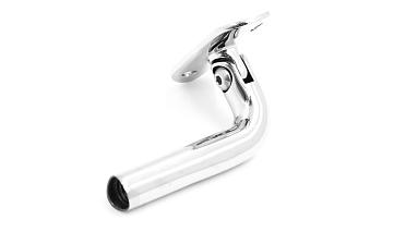 Держатель поручня выносной на стойку, с регулируемым ложементом под трубу Ø50.8 мм, полированный, (AISI 304) k261-4 купить в Симферополе