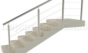 Заполнение из 3ми тросиков (тросик в оболочке) + наконечник для крыльца в Симферополе. Готовые проекты ПерилаГлавСнаб