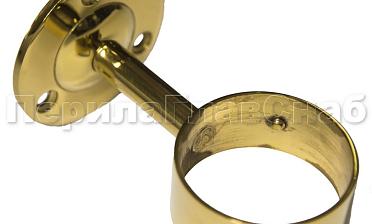 Держатель поручня Ø50.8 мм, выносной, с обхватом, золото k066-88 купить в Симферополе