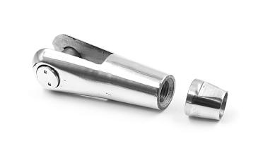 Наконечник ванты (тяги) с резьбой М16 правый, литой , полированный (AISI316) k661-16-R купить в Симферополе