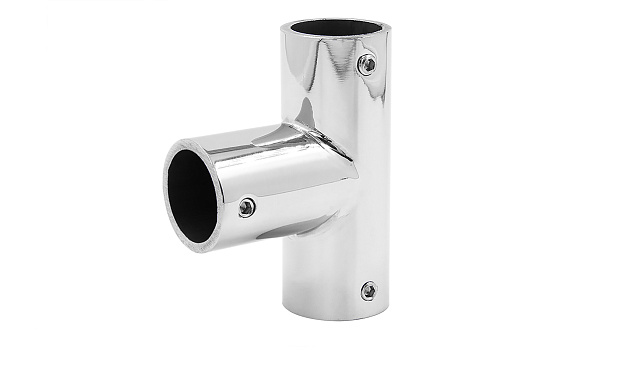 Соединитель-тройник для трубы 19 мм латунь-хром, полированный t902 PC Соединитель-тройник для трубы 19 мм латунь-хром, полированный t902 PC