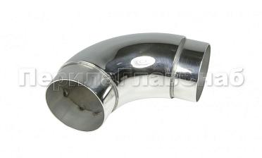 Отвод поручня с двумя установочными кольцами Ø50.8х125 AISI 304 k052-8 купить в Симферополе