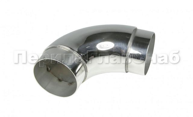 Отвод поручня с двумя установочными кольцами Ø50.8х125 AISI 304 k052-8