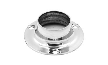 Фланец штампованный, для трубы Ø38.1 мм, полированный, внешний диаметр Ø76 мм, толщина 2 мм (AISI 304) k533 купить в Симферополе