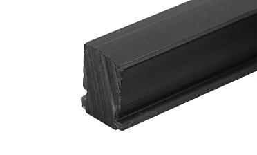 Подставка для стекла в профиль т40, материал ТЭП, цвет черный т40-05 купить в Симферополе