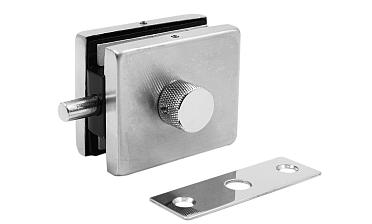 Защелка с ответной частью на стену и пол, шлифованная, вырез 17 t138 SSS купить в Симферополе