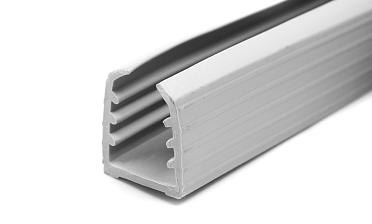 Уплотнитель в поручень с пазом 24х24 для стекла 8+8мм, EPDM (палки по 3м) СЕРЫЙ Фk303-G купить в Симферополе